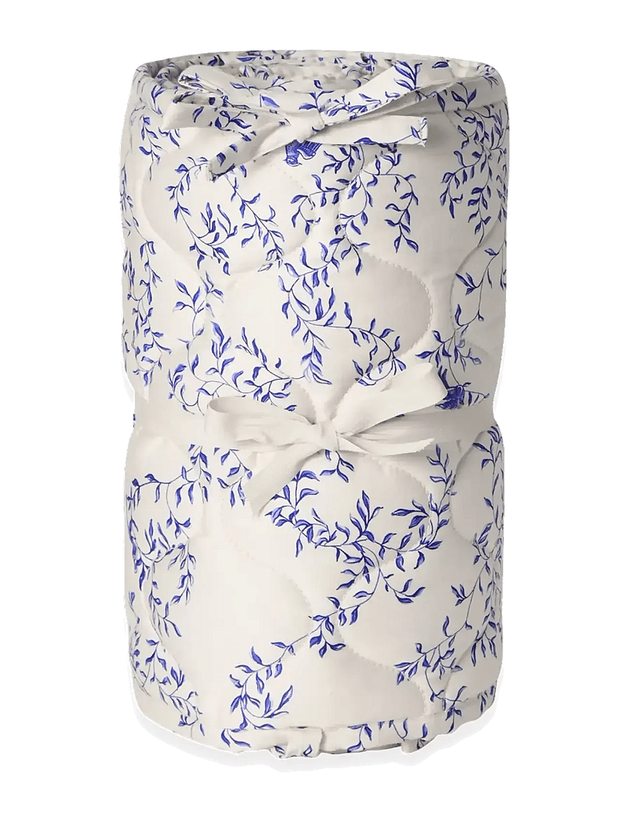 Garbo&Friends - Satin Quilted Crib Bumper, 360x30x0,5 cm, Jardim - tour de lit - jardim - 1