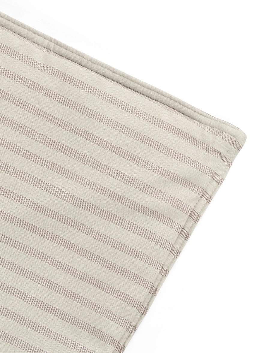 Garbo&Friends - Filled Blanket, 100x140 cm, Stripe Mauve - musliinist tekid - stripe mauve - 2