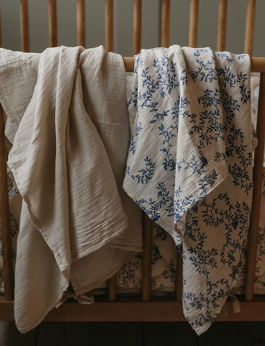 Garbo&Friends - Muslin Blanket 2 pcs, 60x60 cm, Jardim - jardim - 0