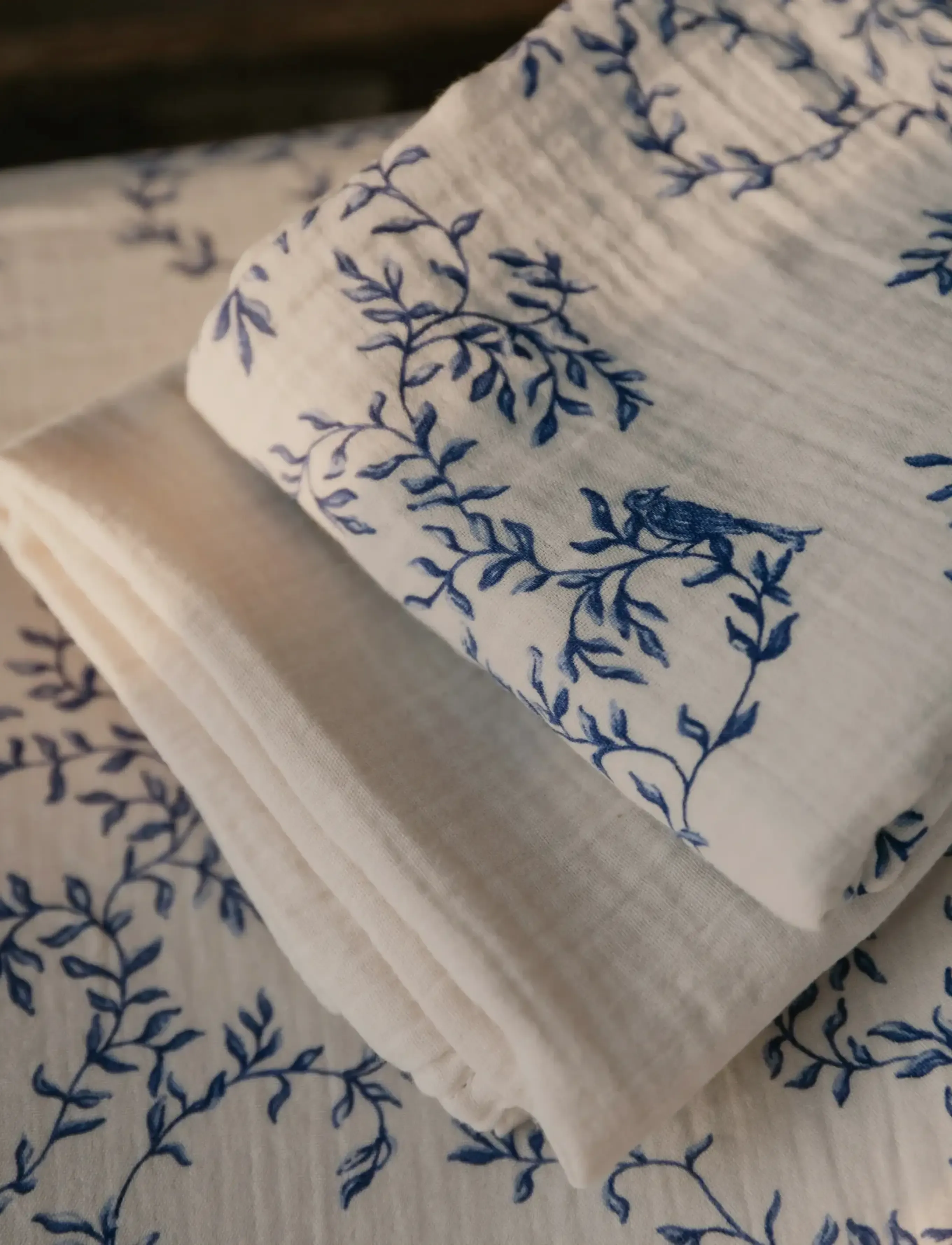 Garbo&Friends - Muslin Blanket 2 pcs, 60x60 cm, Jardim - jardim - 3