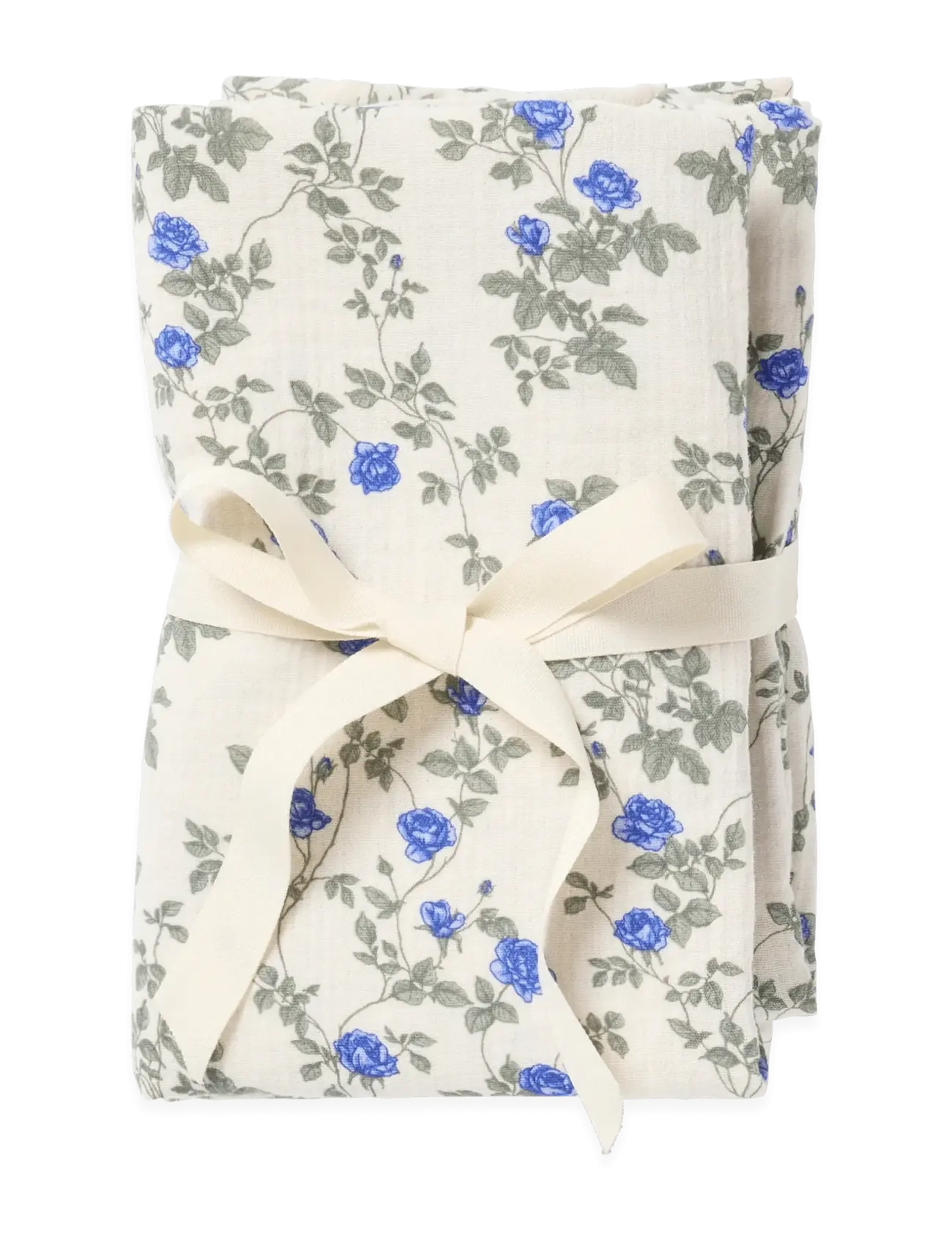 Garbo&Friends Muslin Blanket 2 pcs, 60x60 cm, Dainty - Garbo&Friends - DAINTY / cream