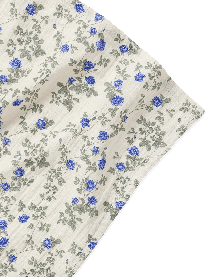 Garbo&Friends - Muslin Swaddle Blanket, 110x110 cm, Dainty - mulldecken - dainty - 3