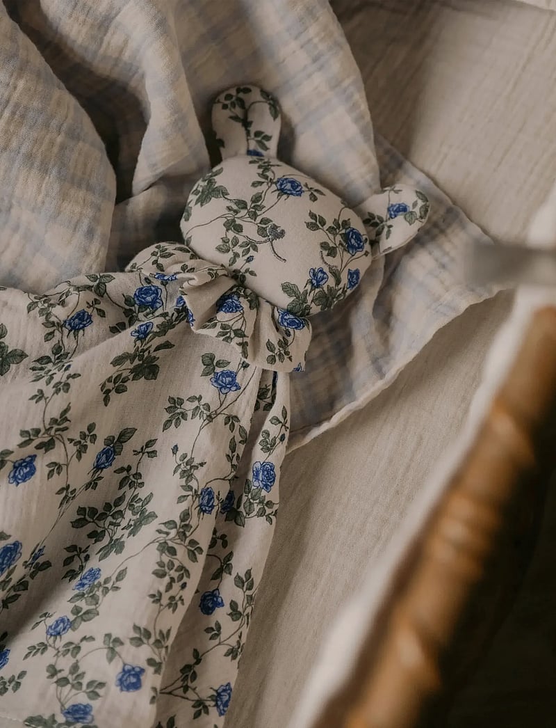 Garbo&Friends - Muslin Bear Cuddle cloth, 48x48 cm, Dainty - mulltücher - dainty - 0