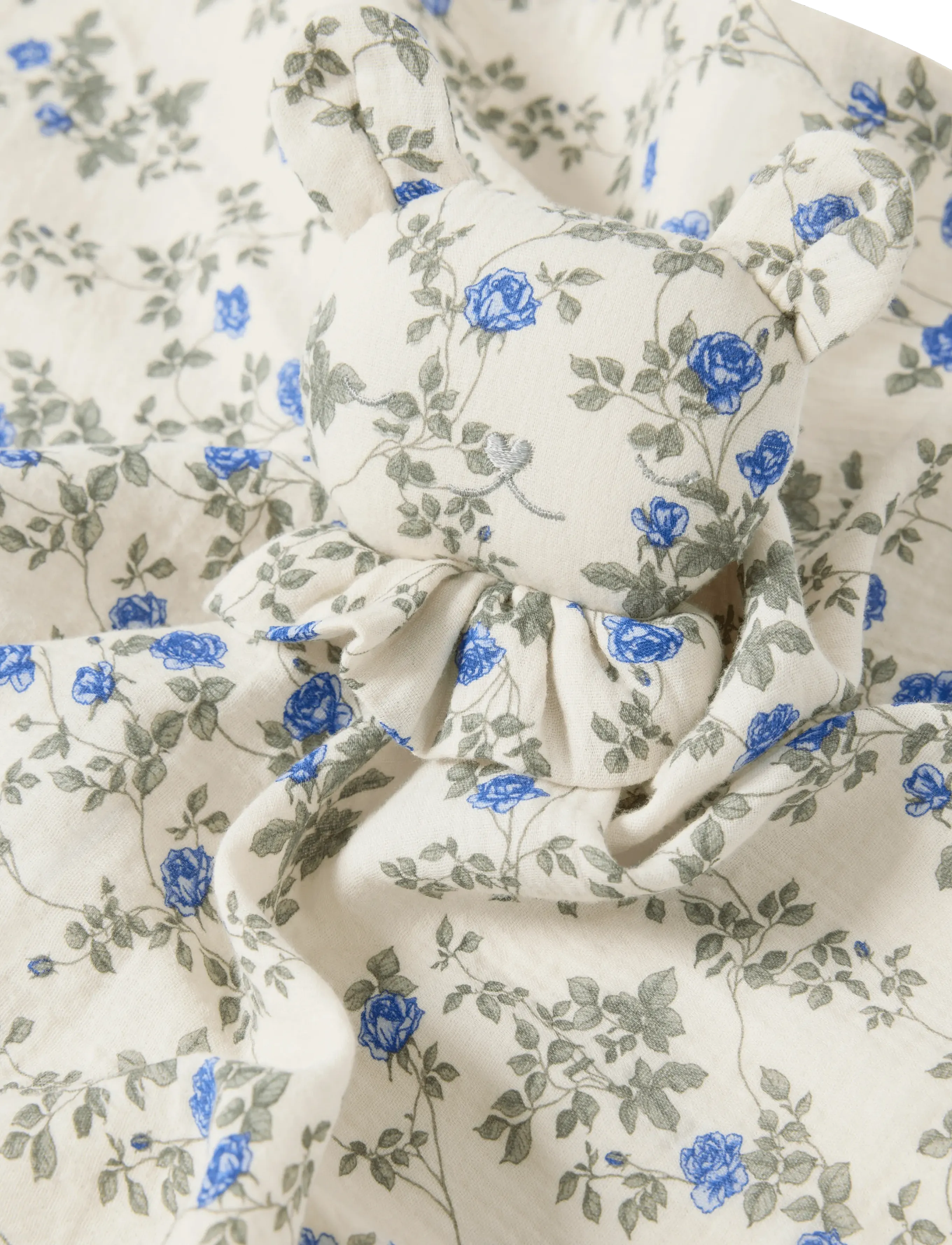 Garbo&Friends - Muslin Bear Cuddle cloth, 48x48 cm, Dainty - mulltücher - dainty - 3