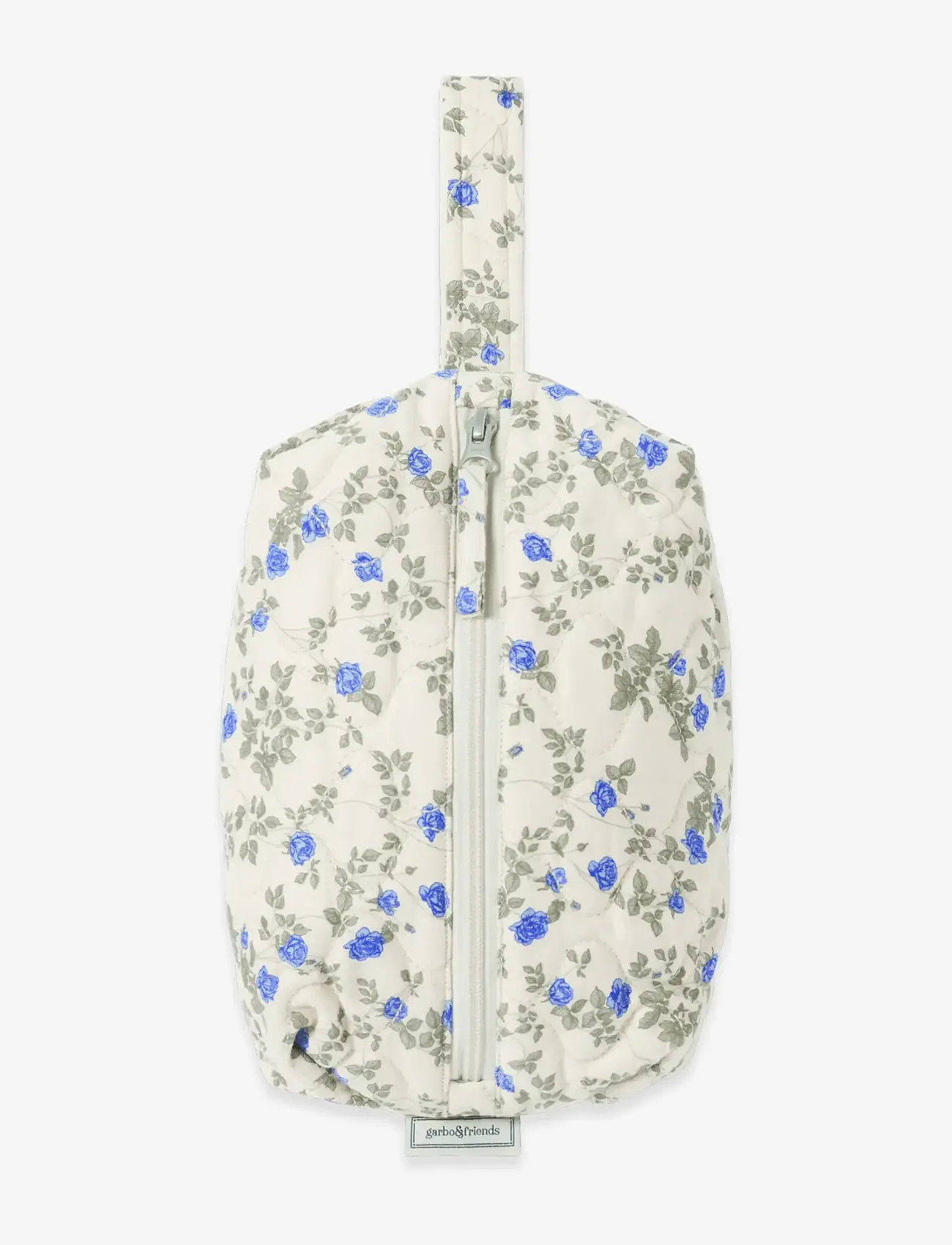 Garbo&Friends - Satin Quilted Toiletry Bag Small, 22x15x7 cm, Dainty - kosmetiktasche - dainty - 1