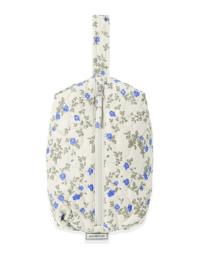 Garbo&Friends - Satin Quilted Toiletry Bag Small, 22x15x7 cm, Dainty - kosmetiktasche - dainty - 1