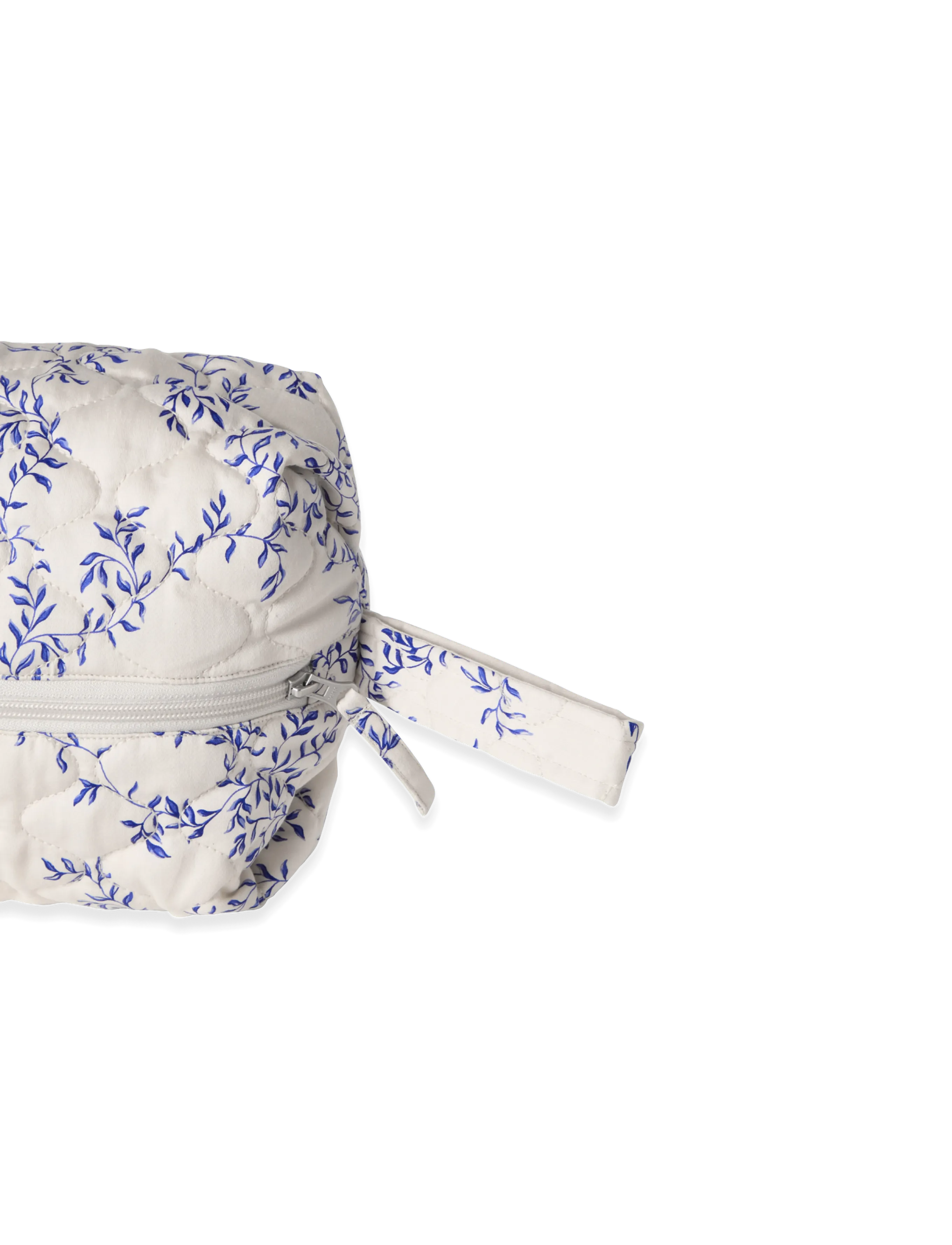 Garbo&Friends - Satin Quilted Toiletry Bag Small, 22x15x7 cm, Jardim - bad - jardim - 2