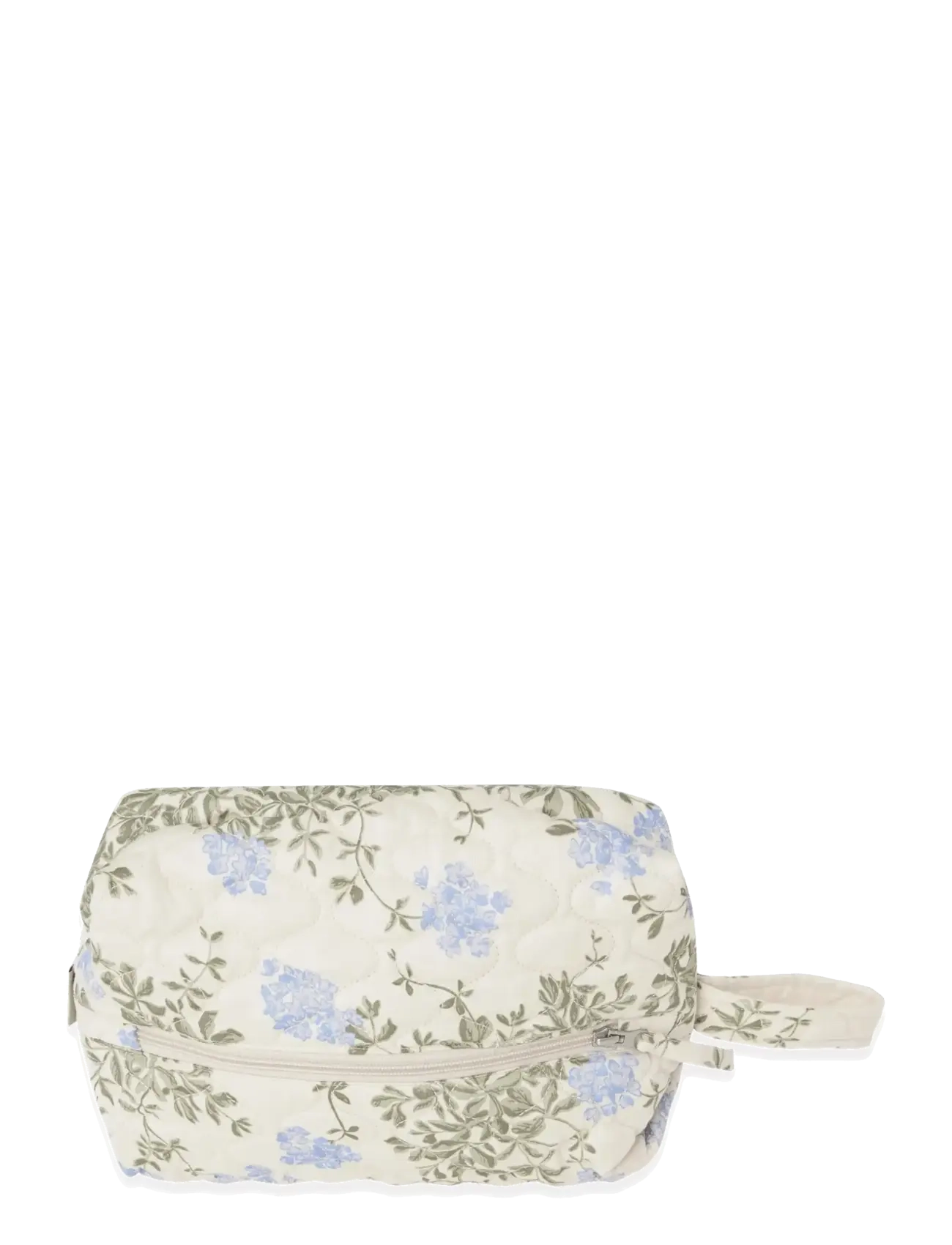 Garbo&Friends Satin Quilted Toiletry Bag Small, 22x15x7 cm, Jardim - Accessoires - PLUMBAGO / multi