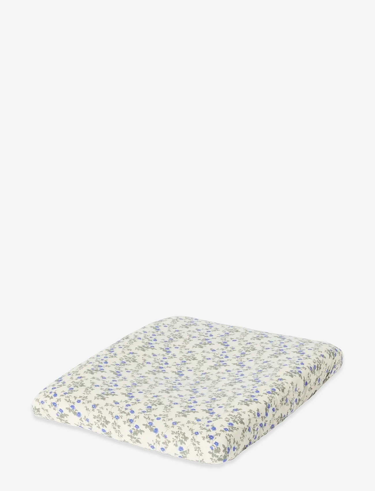 Garbo&Friends Muslin Changing Mat Cover, 50X70X15 Cm, Dainty - Blue - 15X70X15CM
