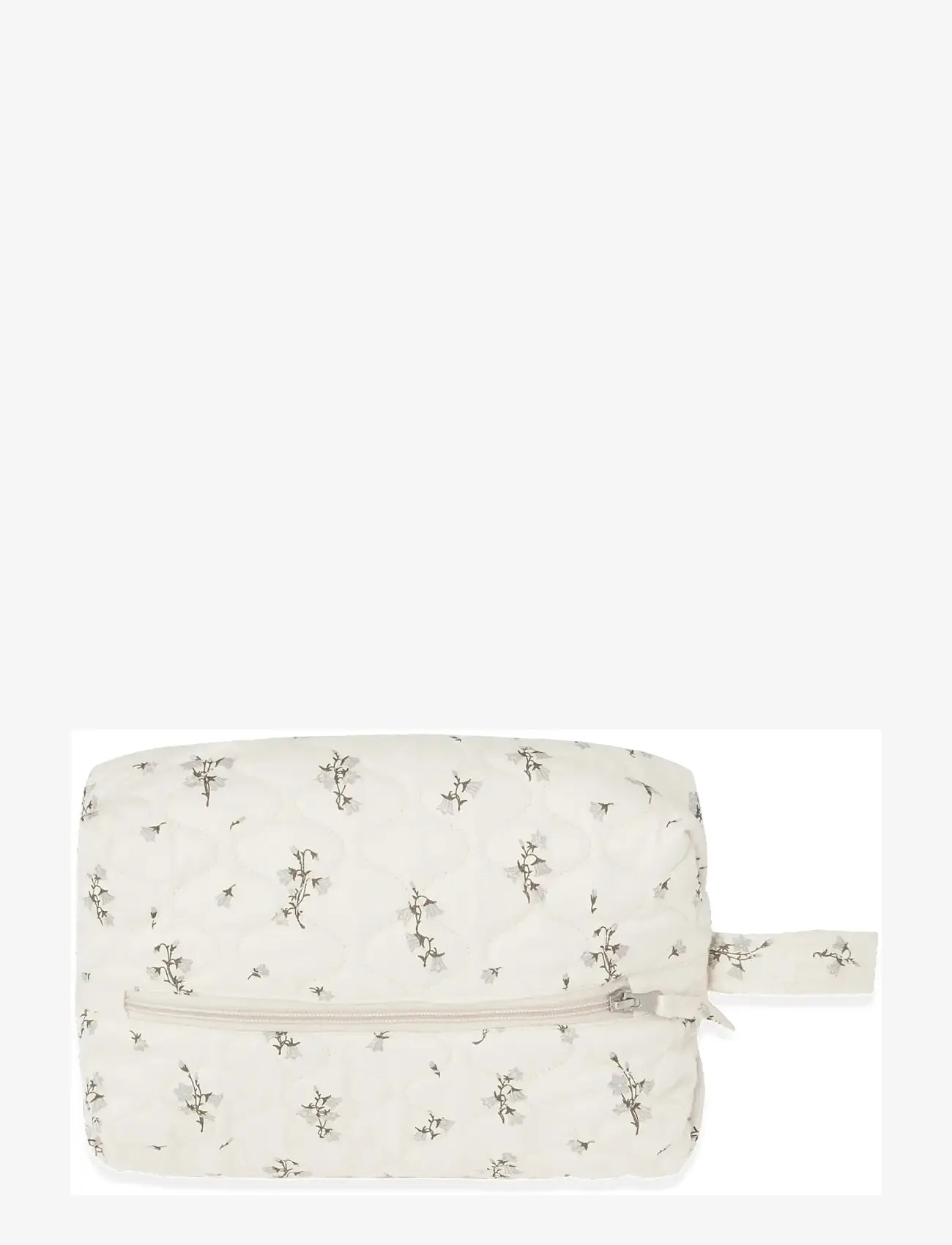 Garbo&Friends - Satin Quilted Toiletry Bag, 26x17x10 cm, Bluebell - bluebell - 1