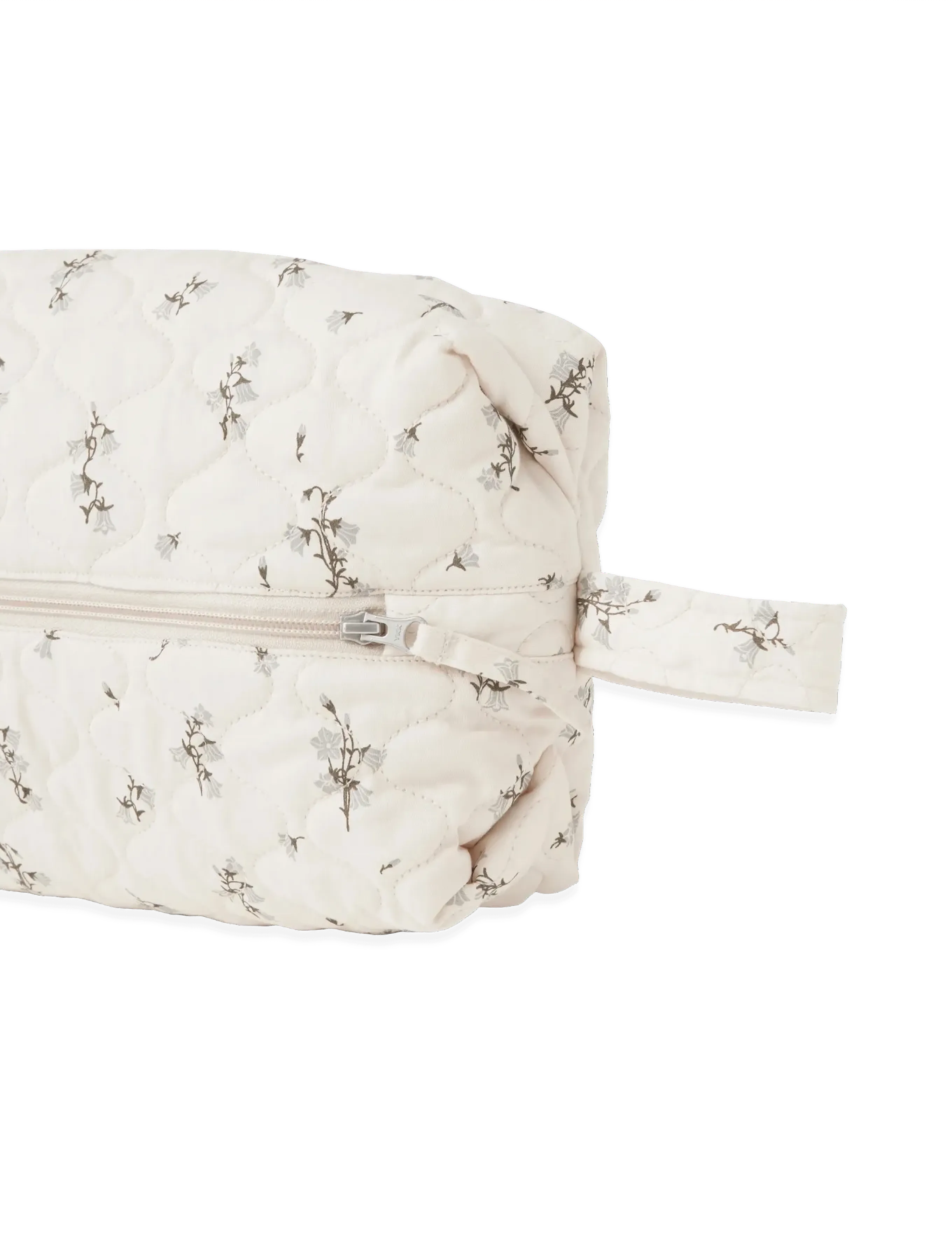 Garbo&Friends - Satin Quilted Toiletry Bag, 26x17x10 cm, Bluebell - bad - bluebell - 2