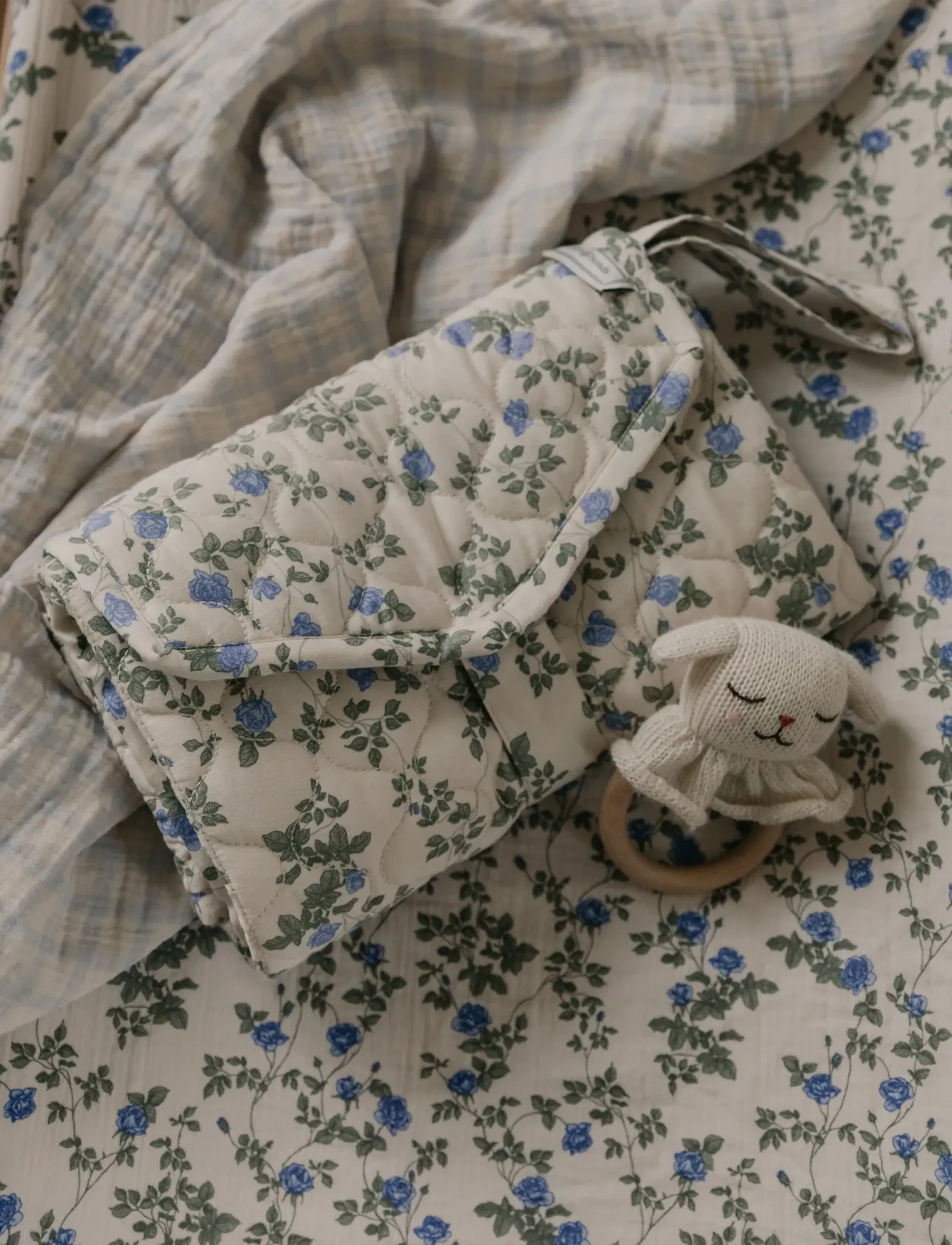 Garbo&Friends Satin Quilted Change To Go, 46X80 Cm, Jardim, cm, Changing Mats & Pads, Creme - Mats, Kinder