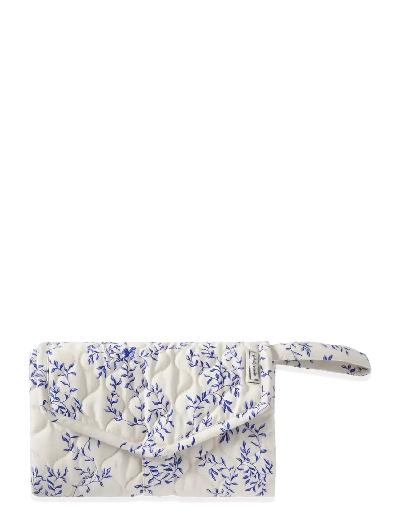 Garbo&Friends Satin Quilted Change To Go, 46X80 Cm, Jardim - Blue - 46X80CM