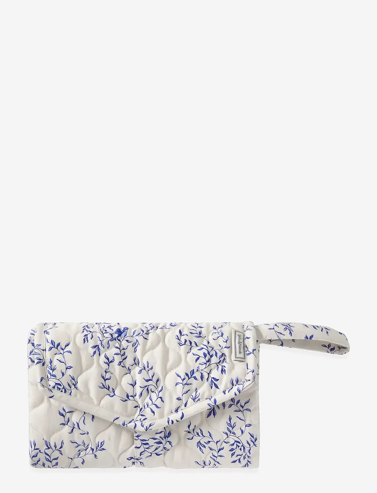 Garbo&Friends Satin Quilted Change To Go, 46X80 Cm, Jardim - Blue - 46X80CM