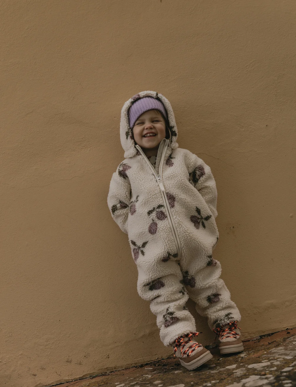 Garbo&Friends - Pile Overall - fleecedragter - prune beige - 0