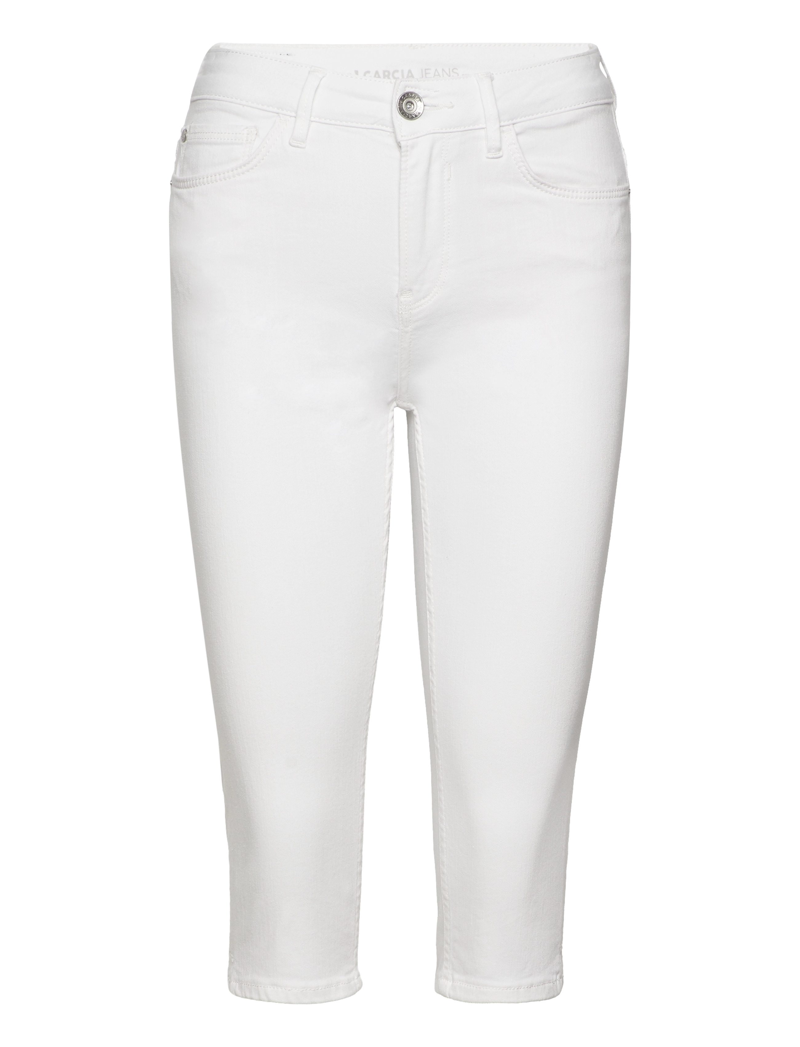 Garcia Celia capri - Kleidung - WHITE / white