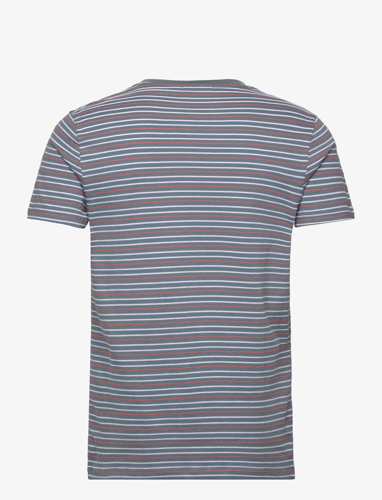 Garcia - men`s T-shirt ss - kortermede t-skjorter - stone blue - 1