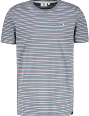 Garcia - men`s T-shirt ss - kortermede t-skjorter - stone blue - 3