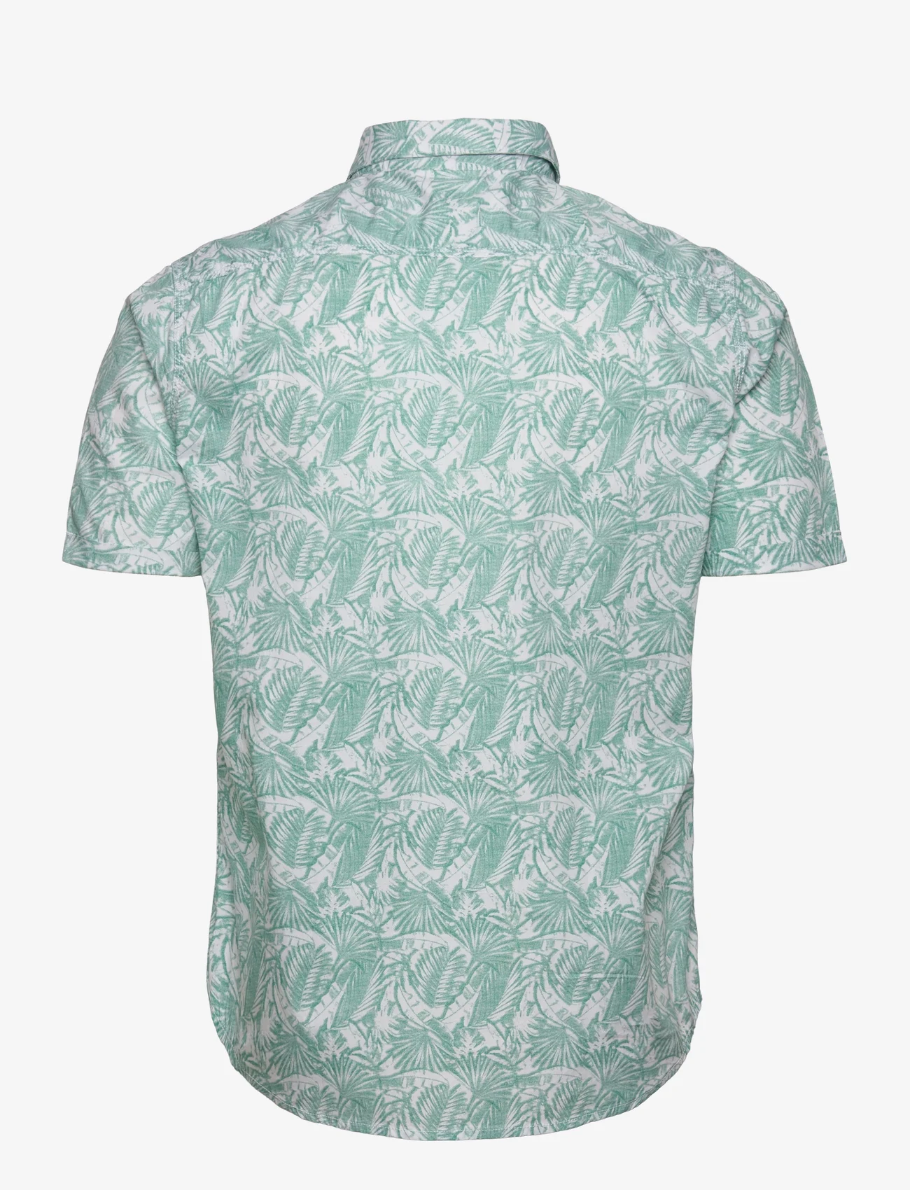 Garcia - men`s shirt ss - lyhythihaiset kauluspaidat - white - 1