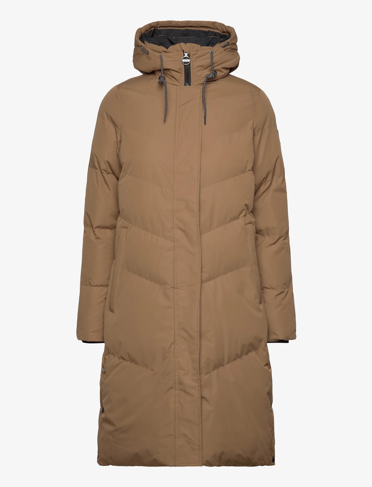 Garcia - ladies outdoor jackets - winter jackets - brown - 0