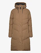 ladies outdoor jackets - BROWN