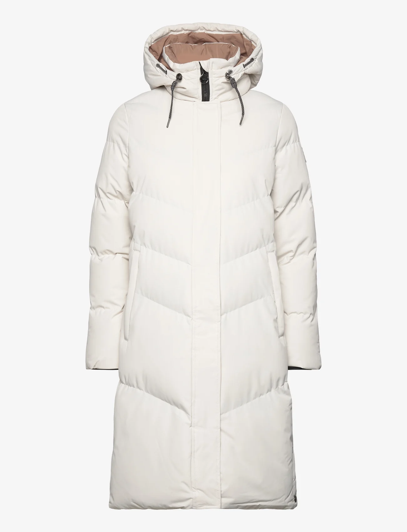 Garcia - ladies outdoor jackets - winter jackets - cream - 0
