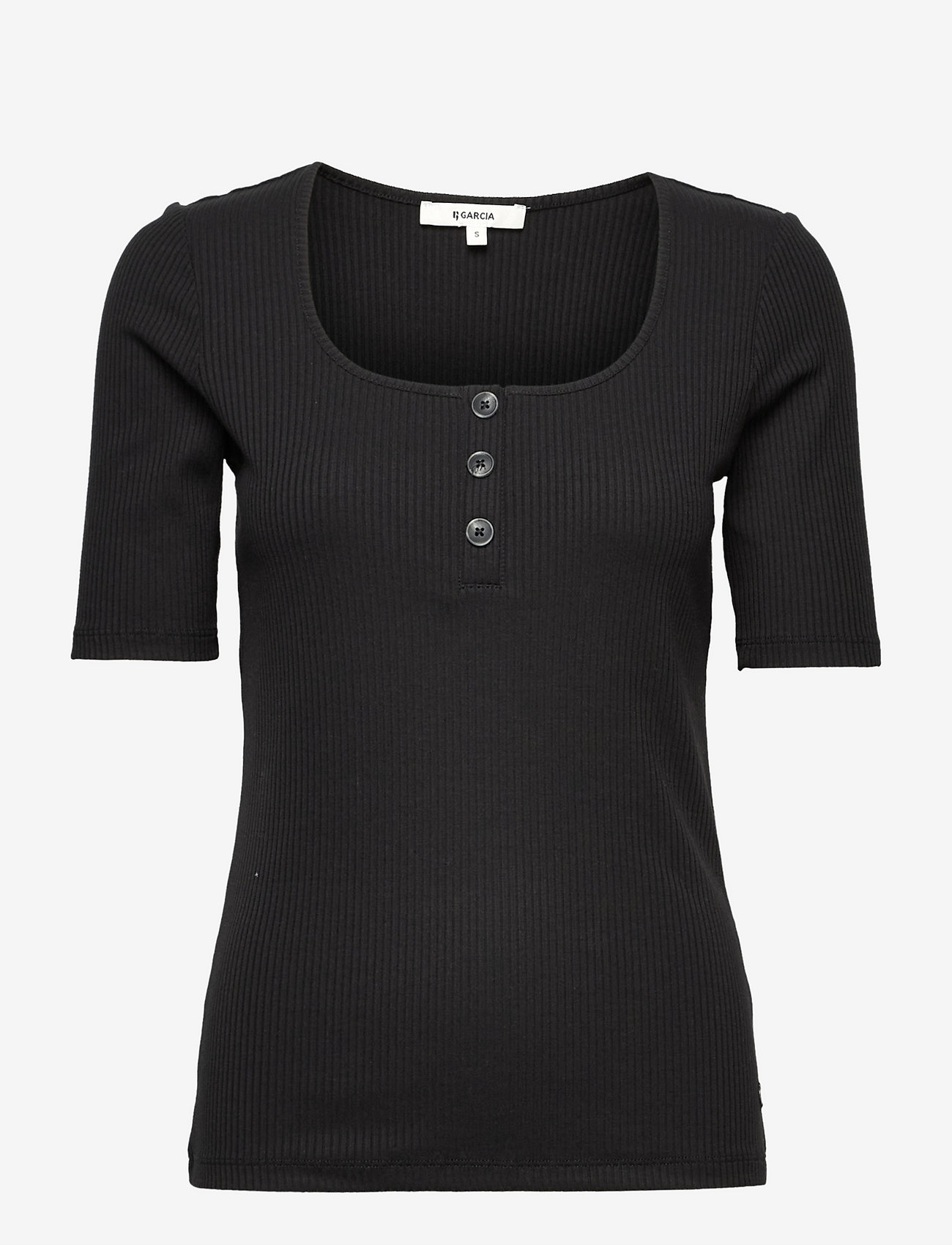 Garcia - ladies T-shirt ss - black - 0