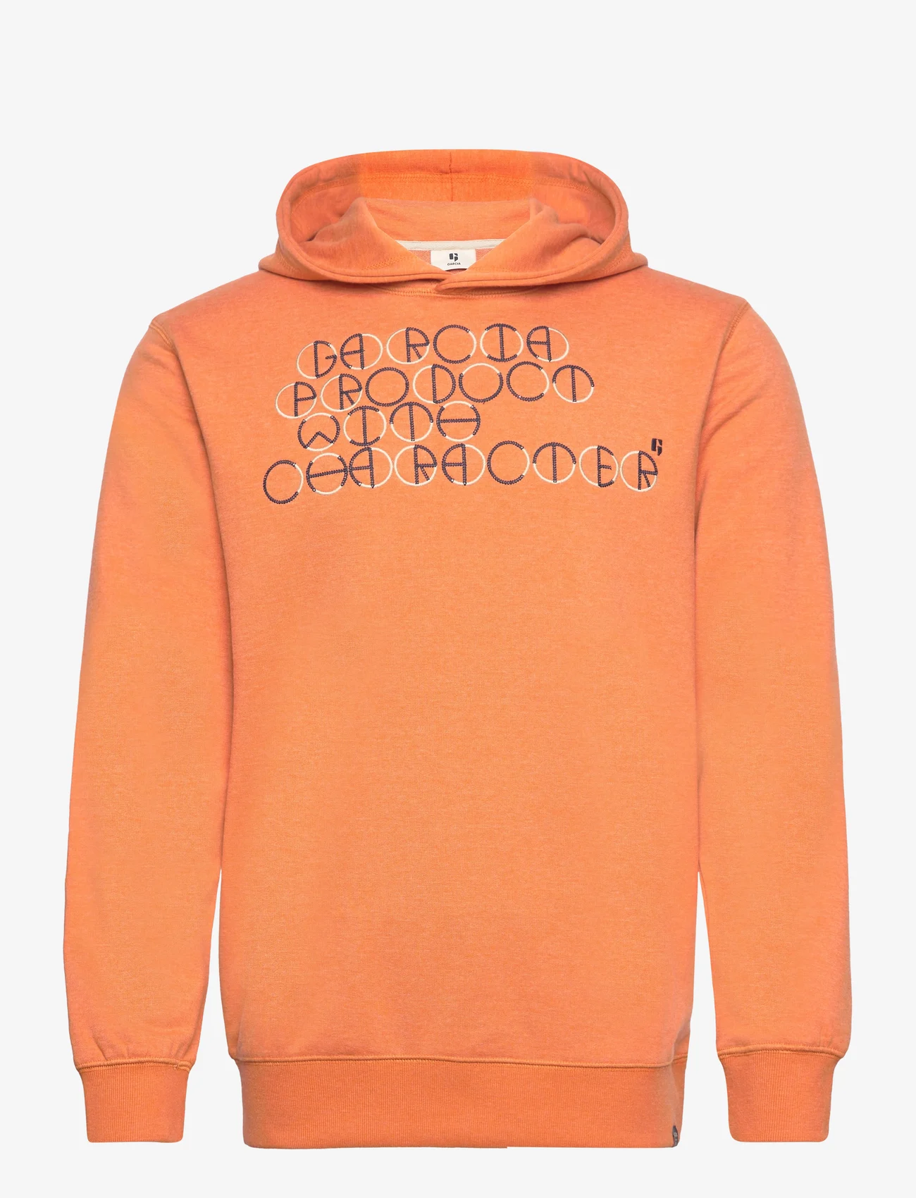 Garcia - men`s sweat - hættetrøjer - orange - 0