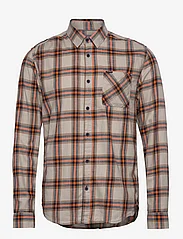 Garcia - men`s shirt ls - casual skjorter - orange - 0