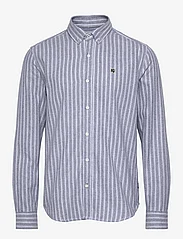 Garcia - men`s shirt ls - kasdienio stiliaus marškiniai - blue - 0