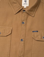Garcia - men`s overshirt - avslappede skjorter - brown - 2