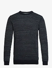 Garcia - men`s pullover - knitted round necks - blue - 0