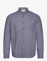 Garcia - men`s shirt ls - basic skjortor - blue - 0