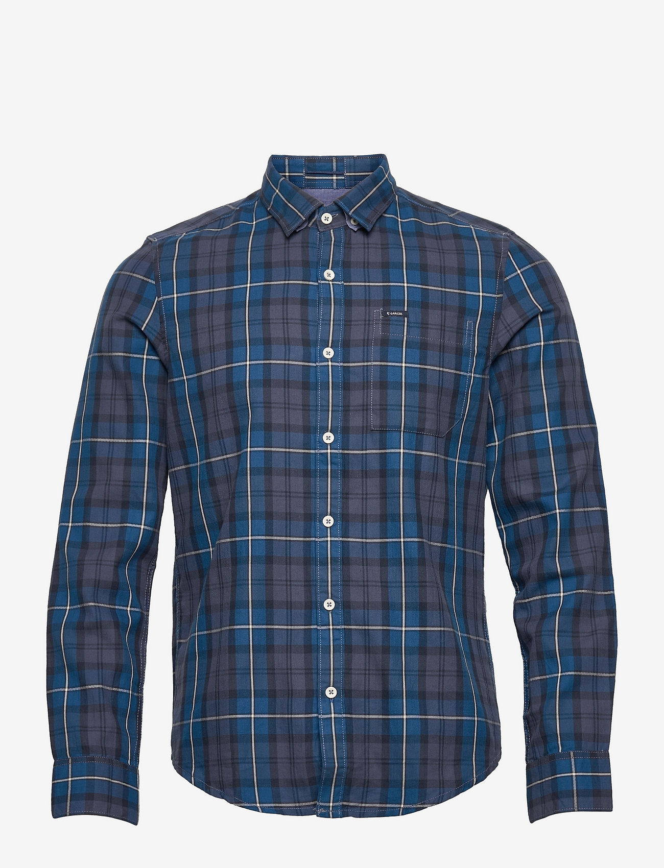 Garcia - men`s shirt ls - bright cobalt - 0