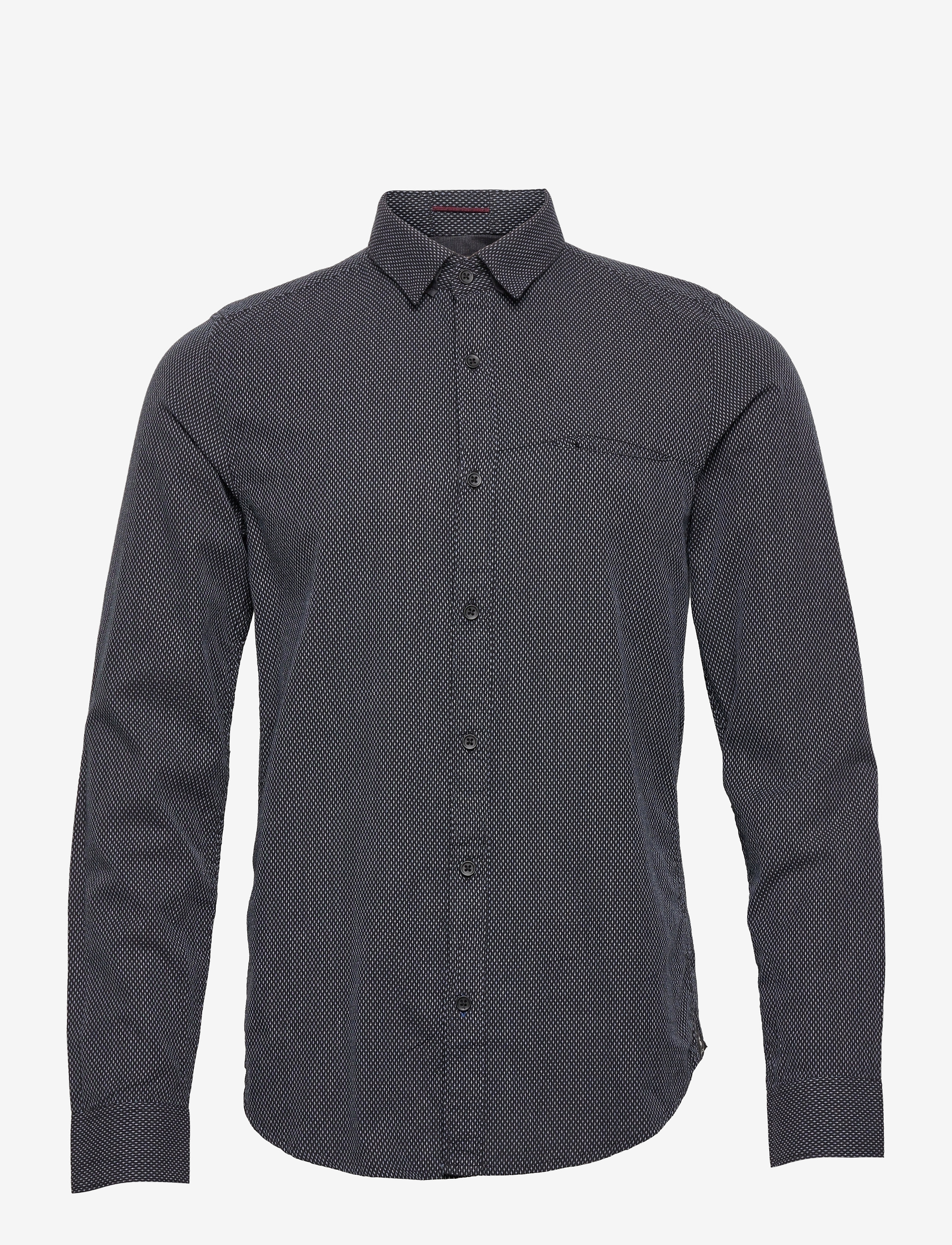 Garcia - men`s shirt ls - black - 0