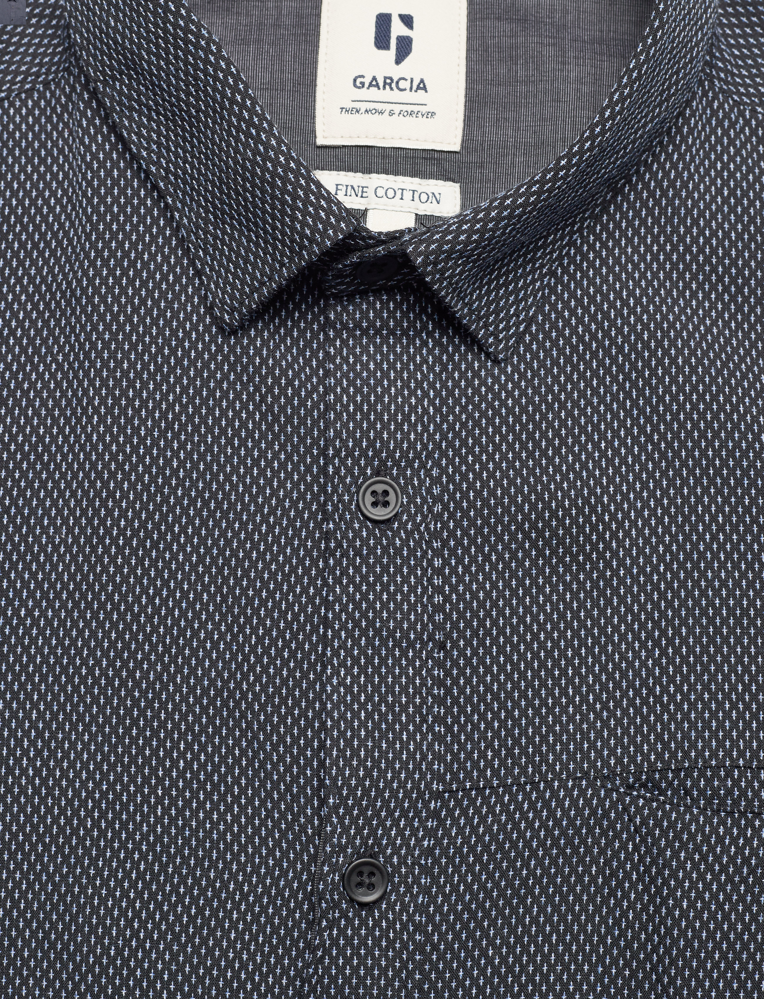 Garcia - men`s shirt ls - black - 2