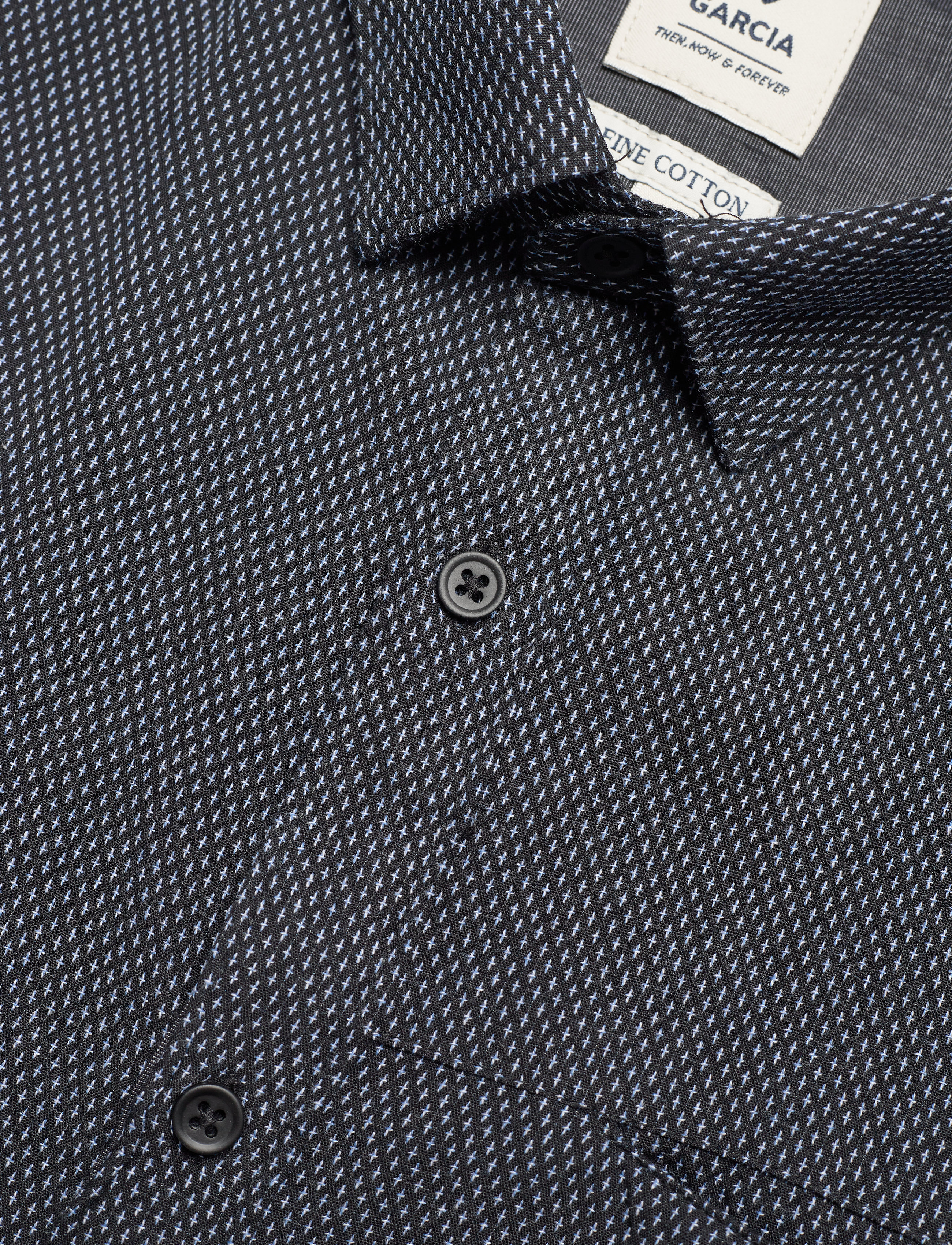 Garcia - men`s shirt ls - black - 3