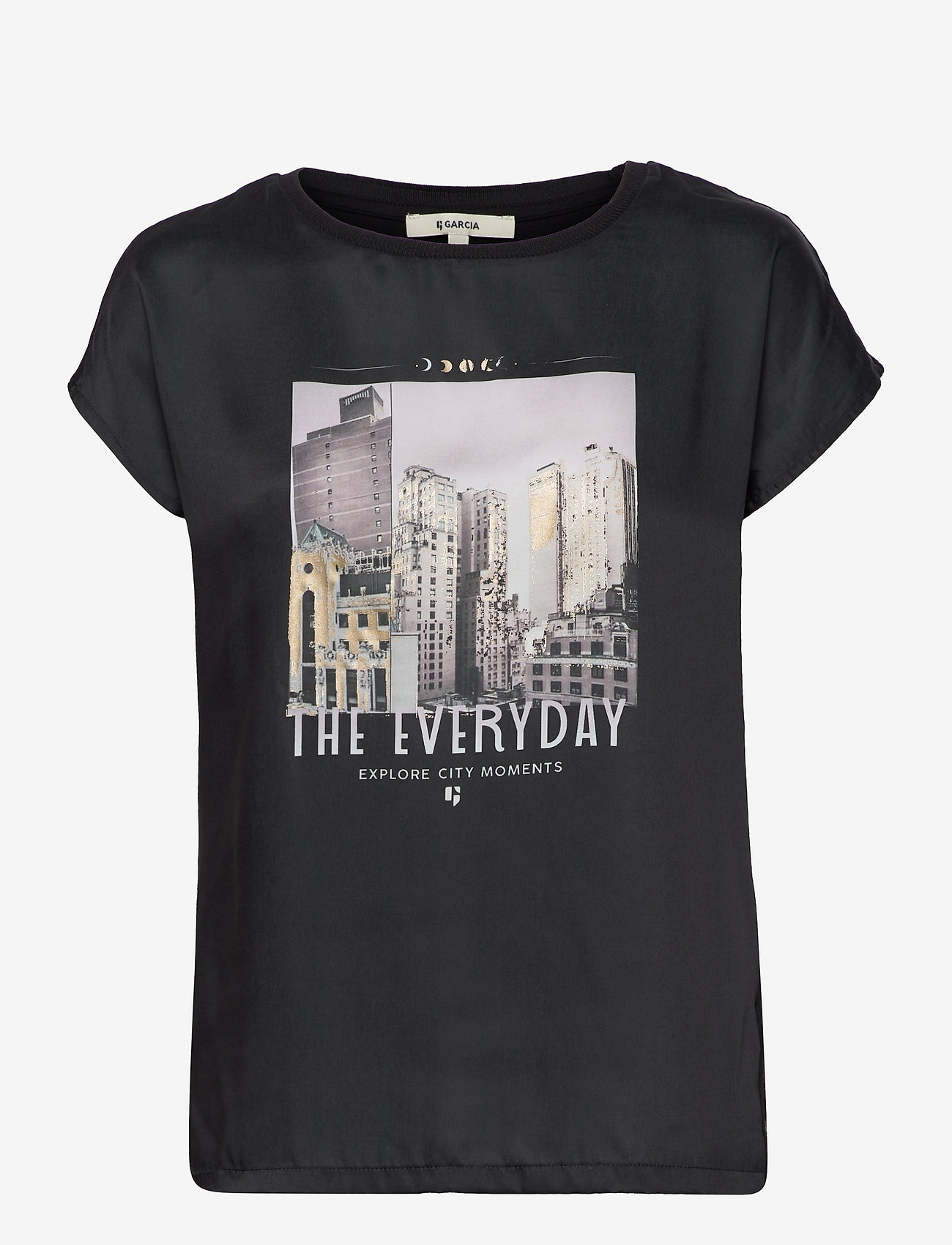 Garcia - ladies T-shirt ss - black - 0