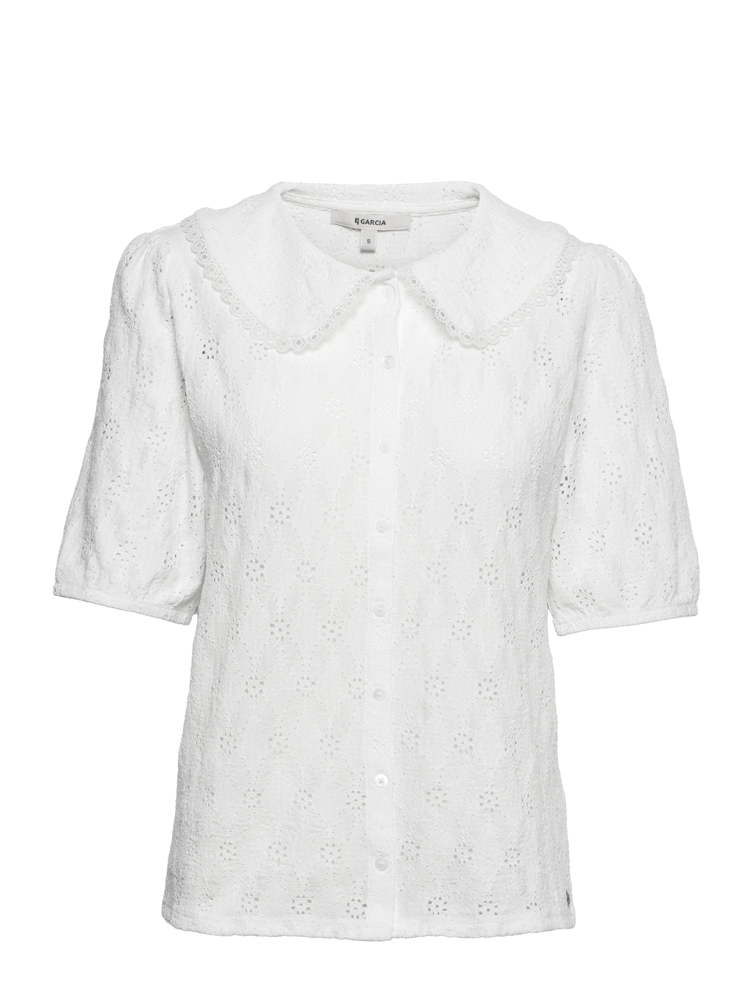 Garcia - ladies shirt ss - off white - 0