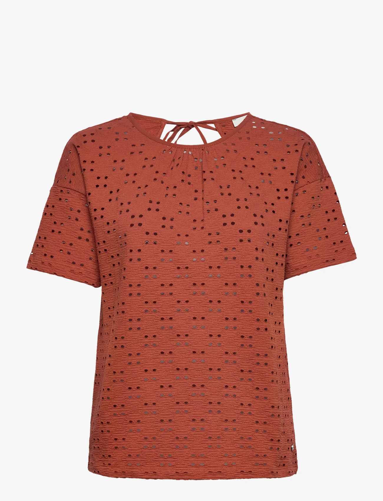 Garcia - ladies T-shirt ss - short-sleeved blouses - arabian spice - 0
