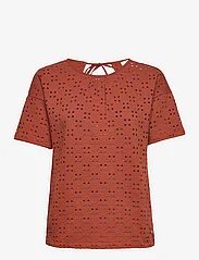 Garcia - ladies T-shirt ss - short-sleeved blouses - arabian spice - 0