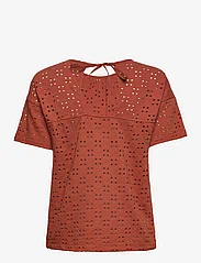 Garcia - ladies T-shirt ss - short-sleeved blouses - arabian spice - 1