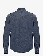 Garcia - men`s shirt ls - casual skjortor - blue - 1