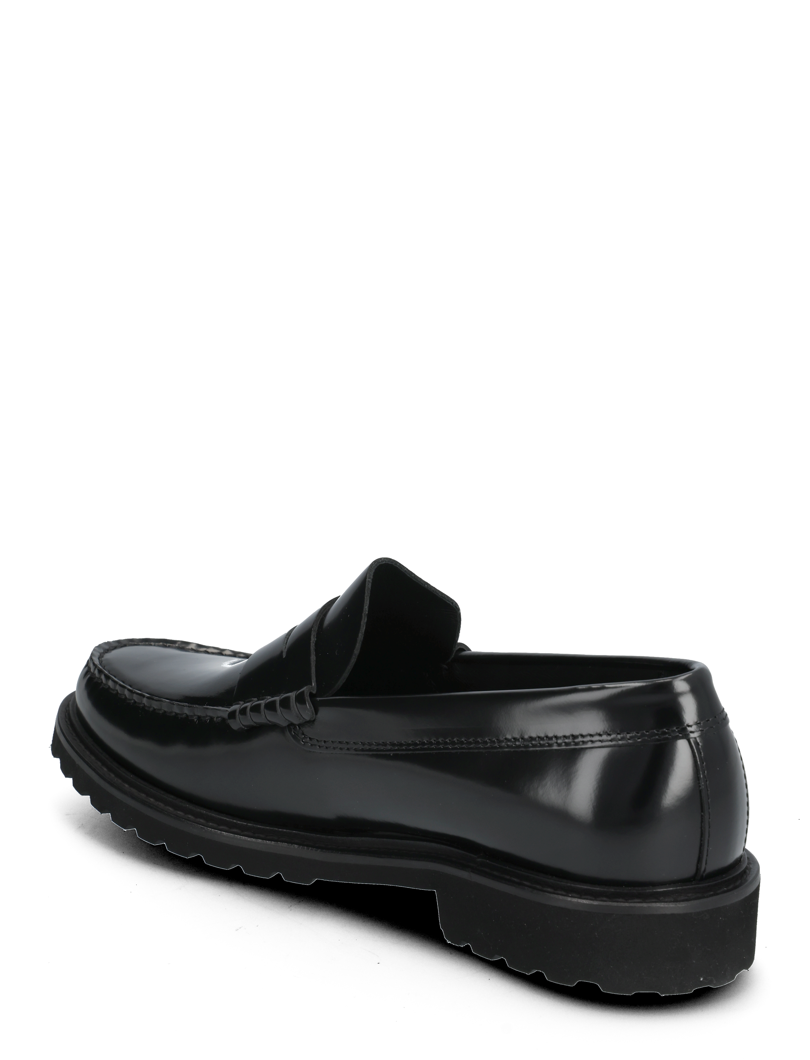 Garment Project - Penny Loafer - Black Polido Leather - black - 2