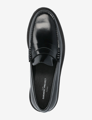 Garment Project - Penny Loafer - Black Polido Leather - spring shoes - black - 3