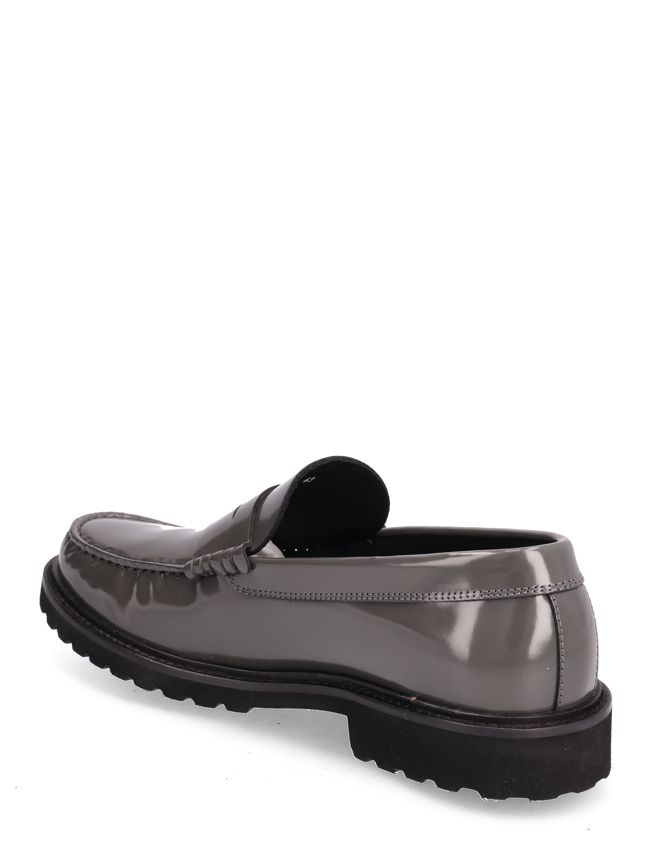Garment Project - Penny Loafer - Grey Polido Leather - grey - 2