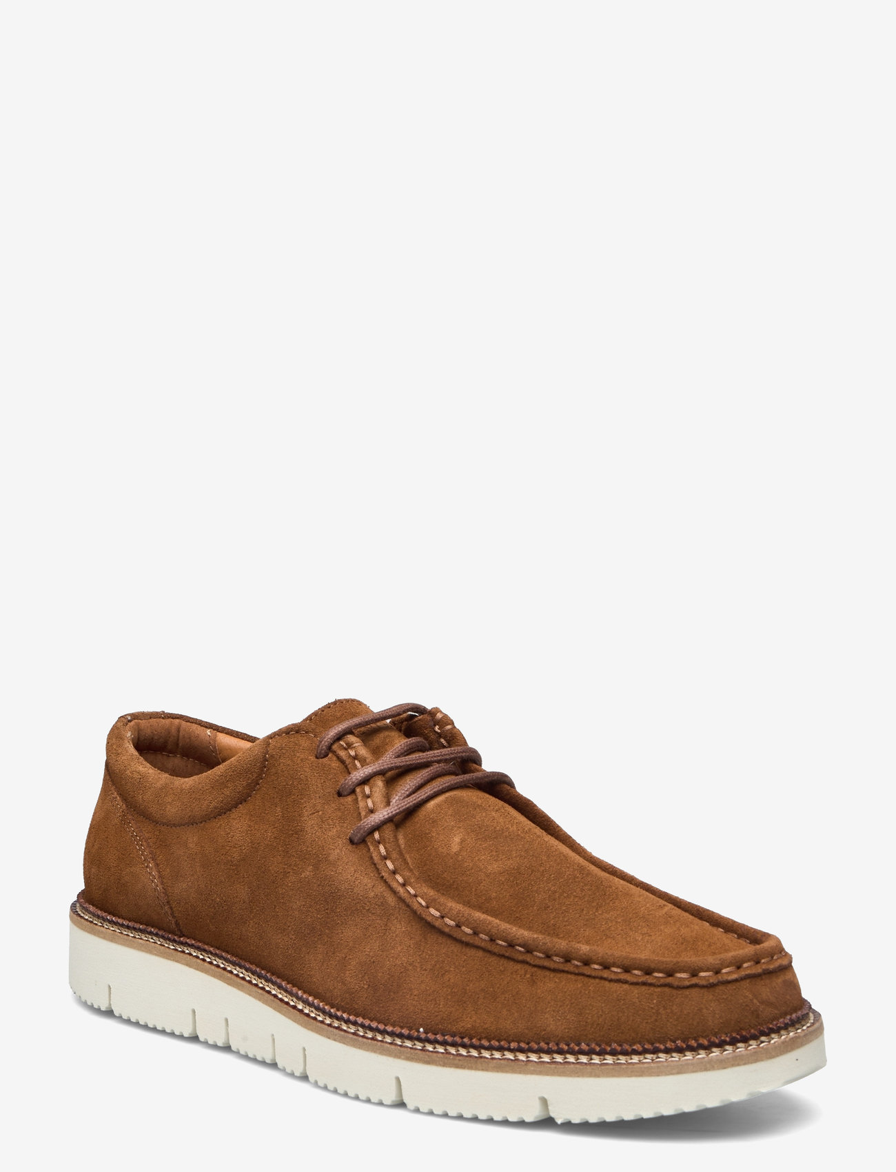 Garment Project - Eilo Vibram Low - Cognac Suede - men - 650 cognac - 0