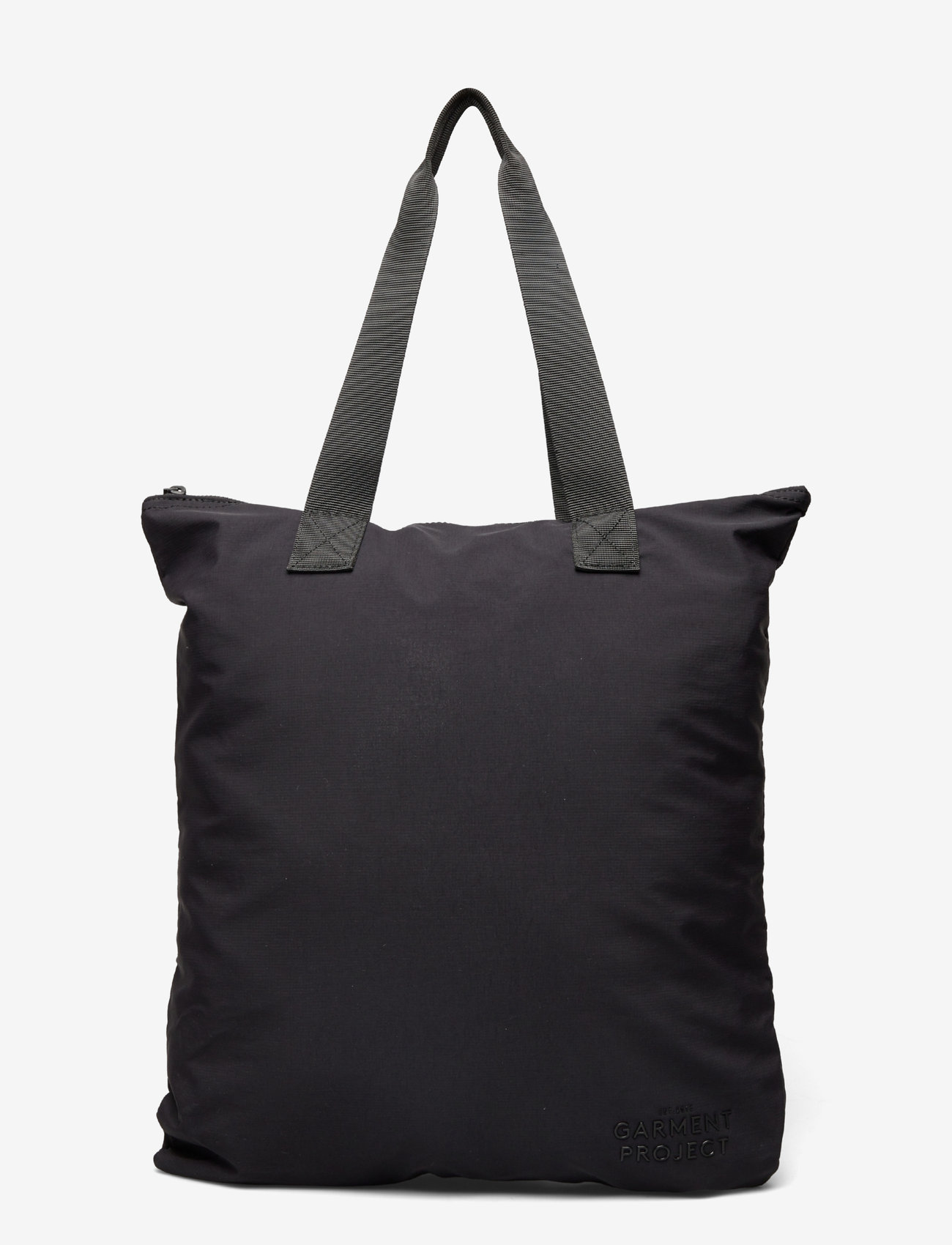 Garment Project - Logo Tote Bag - Black - black - 0