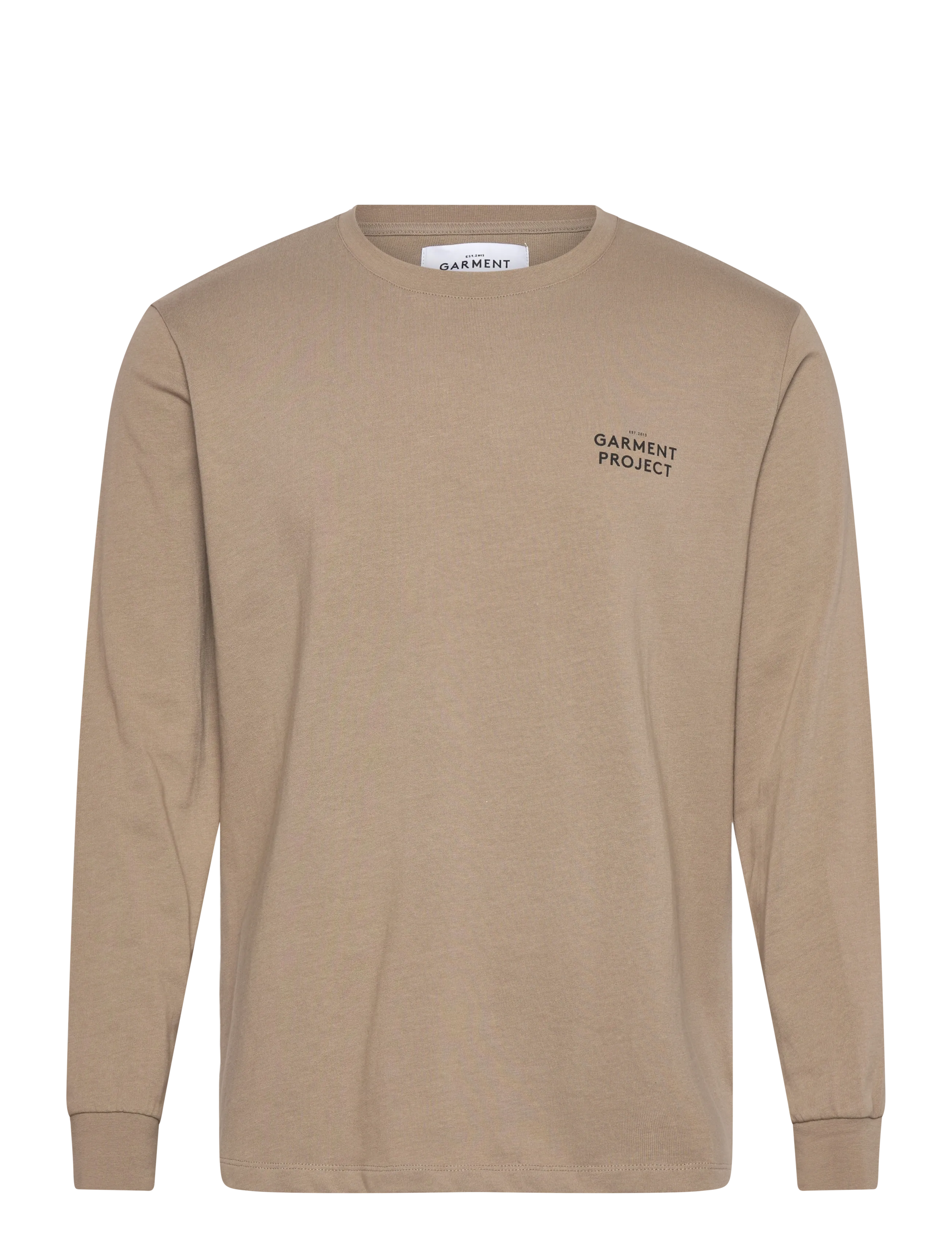 Garment Project Curved Long Tee / Taupe - Garment Project - TAUPE / brown
