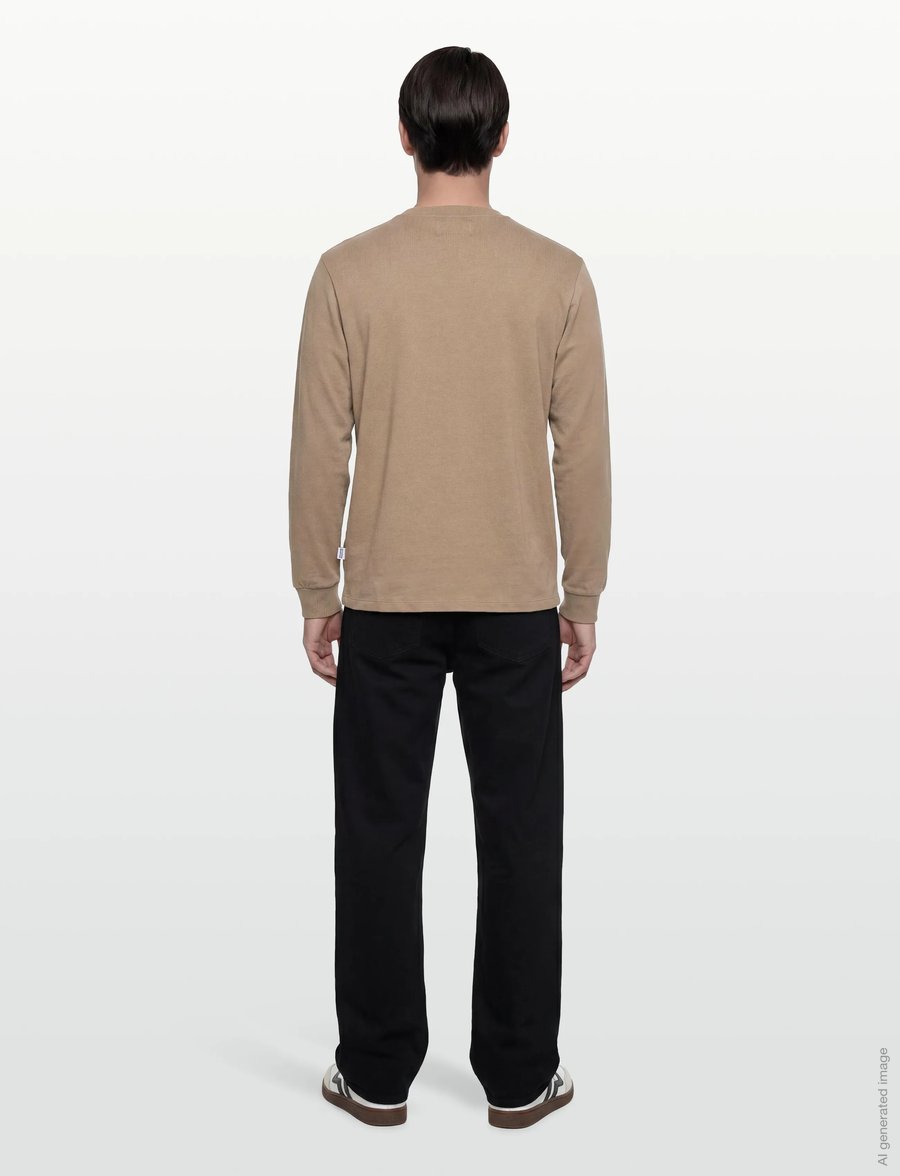 Garment Project - Curved Long Tee / Taupe - taupe - 4